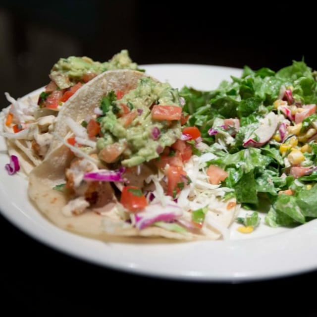 Baja Style Fish Tacos.