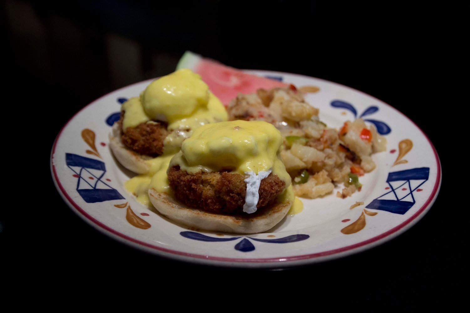 Crab Cakes Benedict.