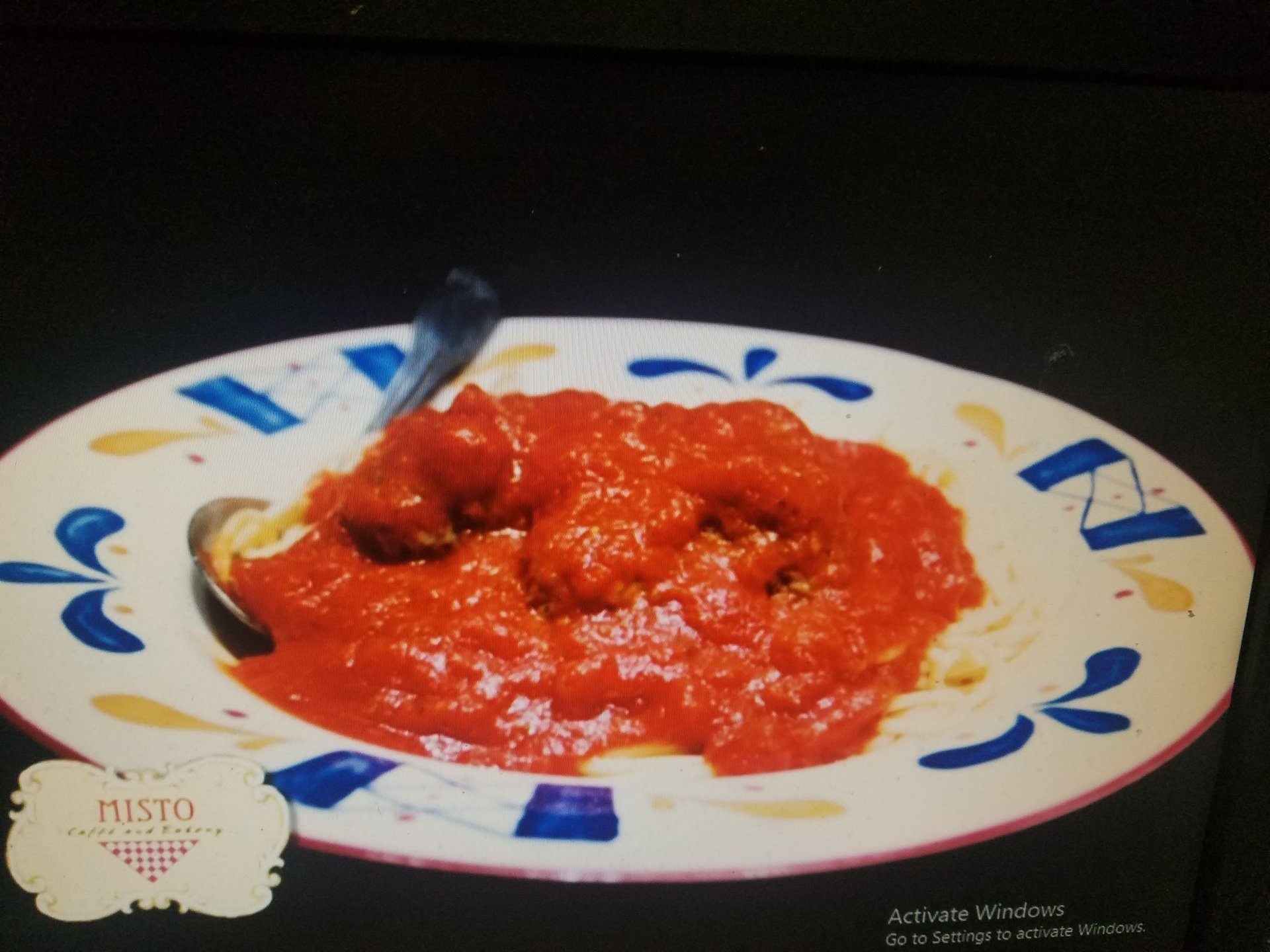 Misto Spaghetti & Meatballs.